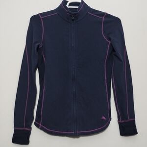Tommy Bahama Women's XS Full Zip Thumb Hole Jacket Nautical